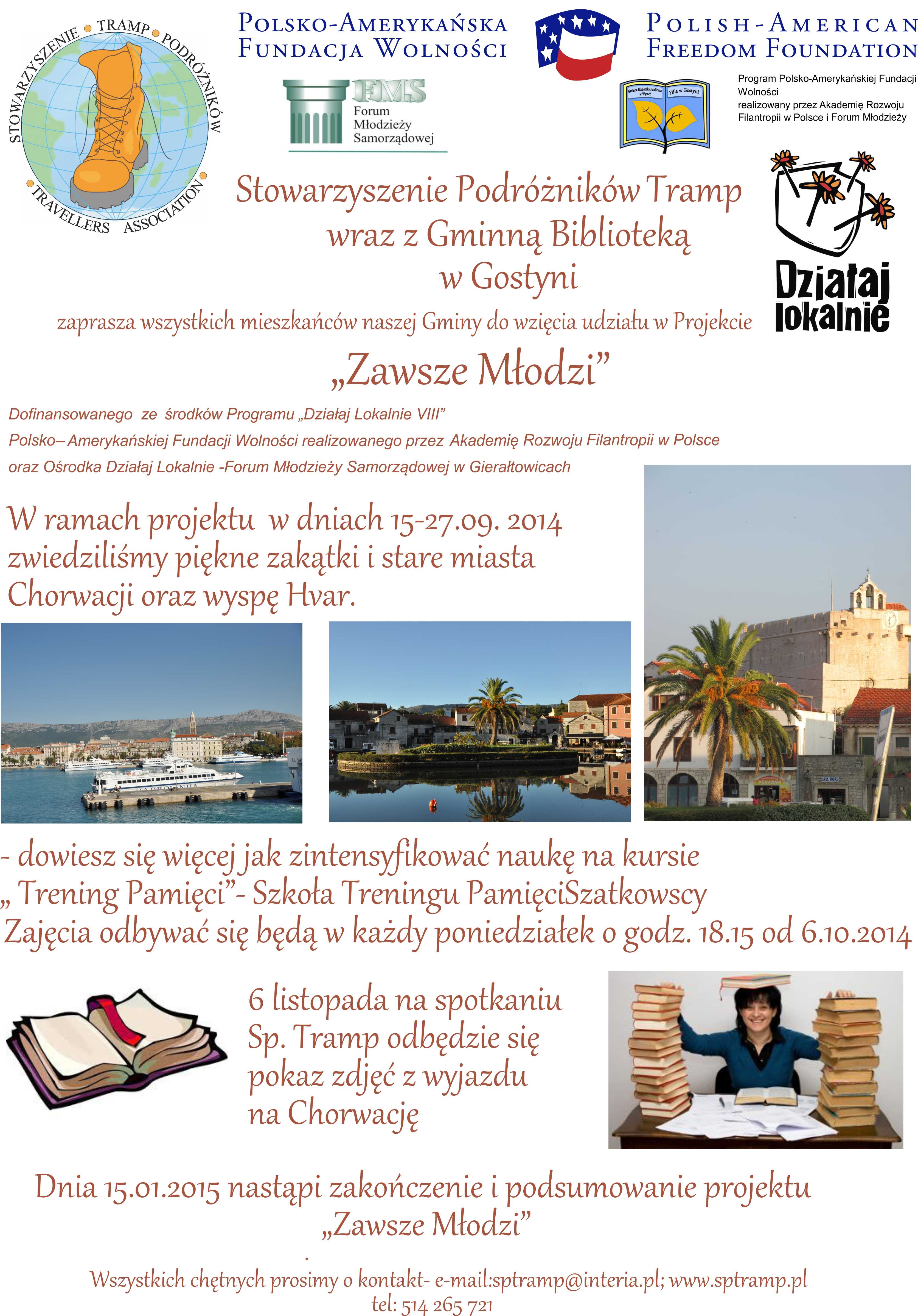 PLAKAT ZAWSZE MLODZI